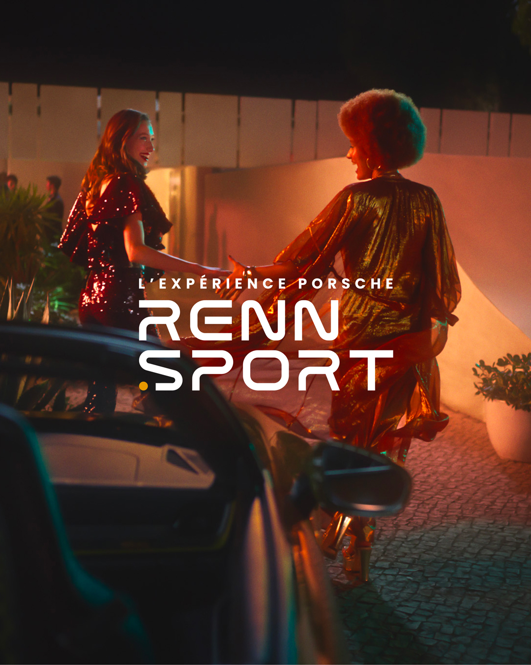 Scène lifestyle du projet Rennsport, l’expérience Porsche